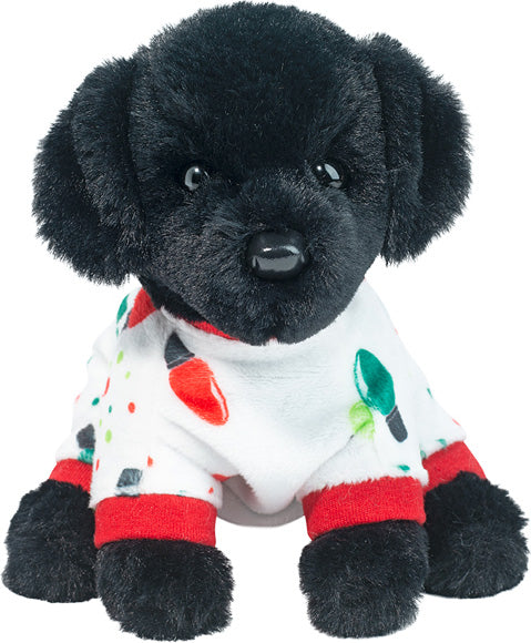 Douglas PJ Pup Black Lab Plush Stuffed Animal - Small