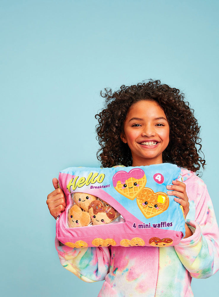Hello Breakfast Waffles Furry and Fleece Plush