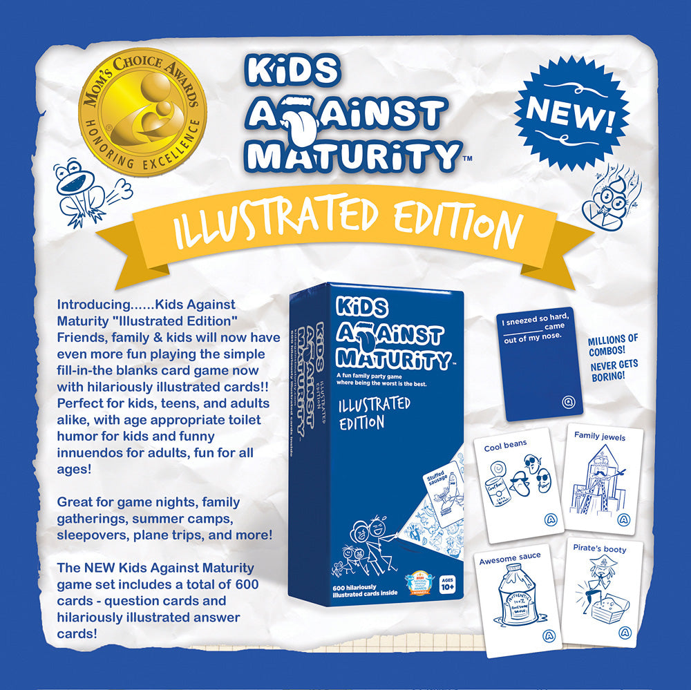 Kids Against Maturity Illustrated Edition Card Game