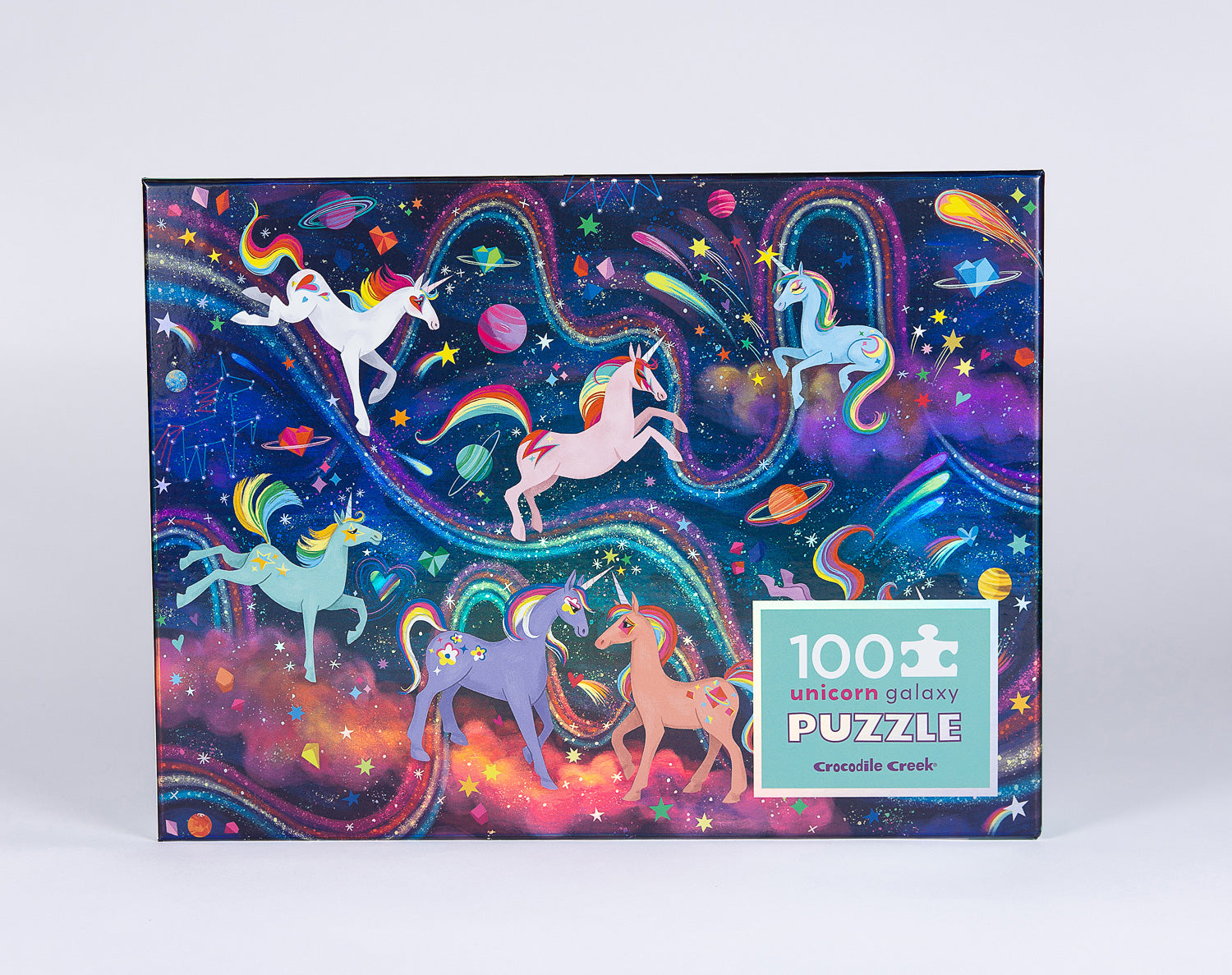 Unicorn Galaxy 100 pc Holographic Puzzle