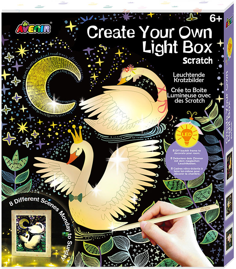 Create Your Own Scratch Art Light Box