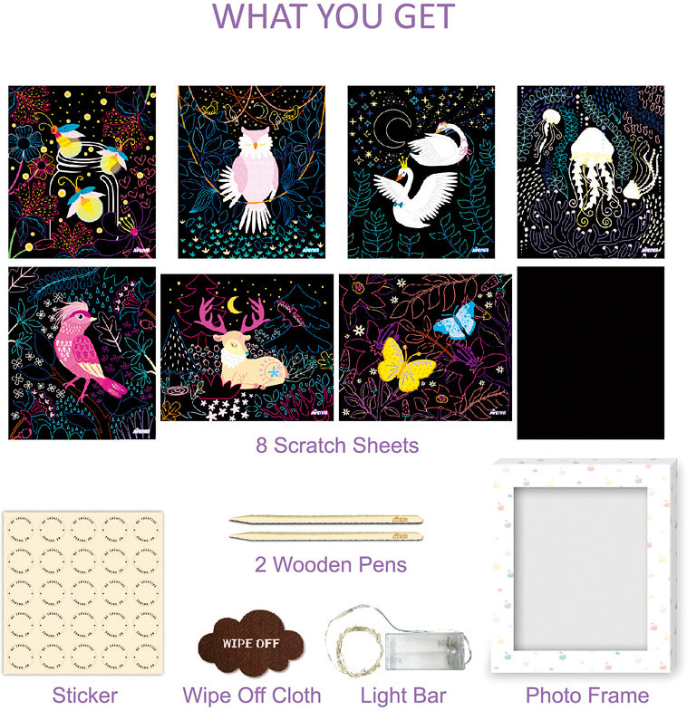 Create Your Own Scratch Art Light Box