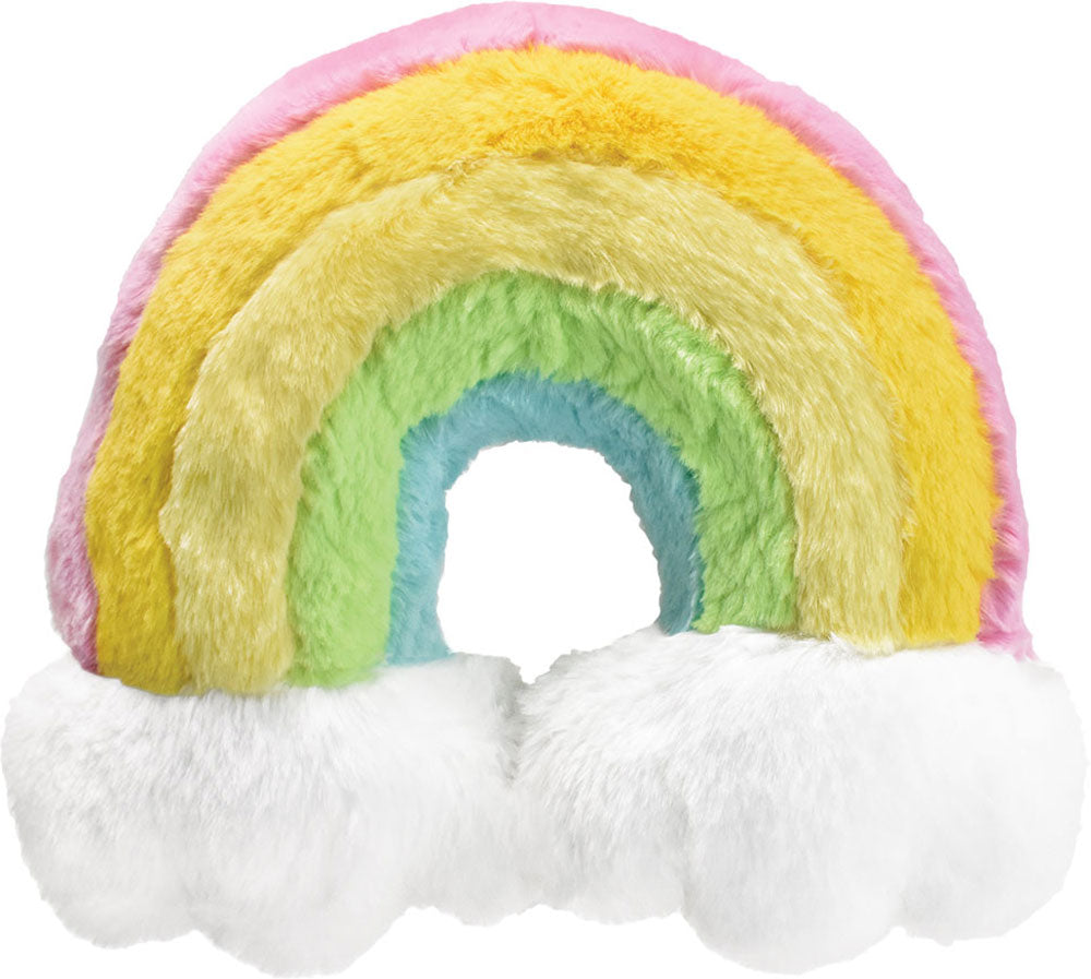 Iscream Furry Rainbow Neck Pillow