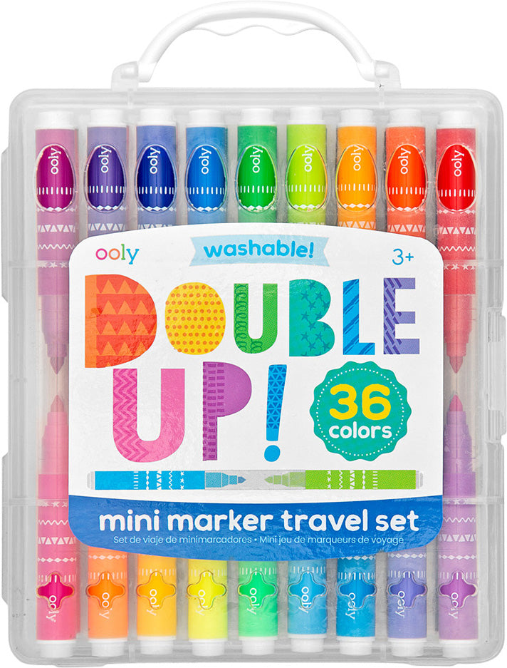 Double Up! 2-in-1 Mini Marker Travel Set - Set of 36