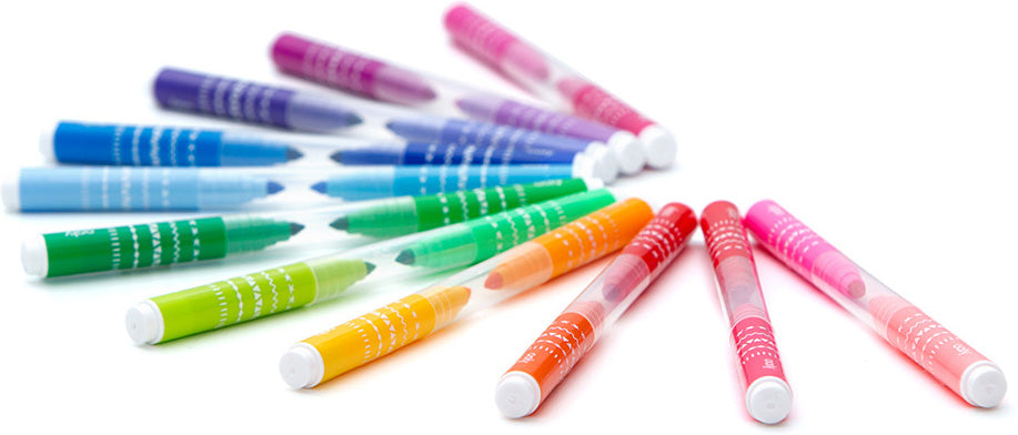 Double Up! 2-in-1 Mini Marker Travel Set - Set of 36