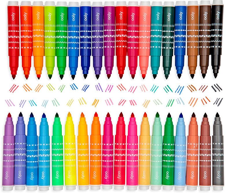Double Up! 2-in-1 Mini Marker Travel Set - Set of 36