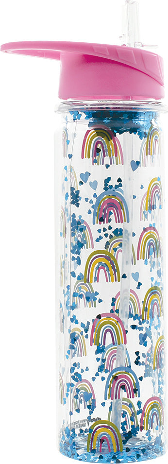 Rainbow and Hearts BPA-Free Water Bottle - 18 fl oz