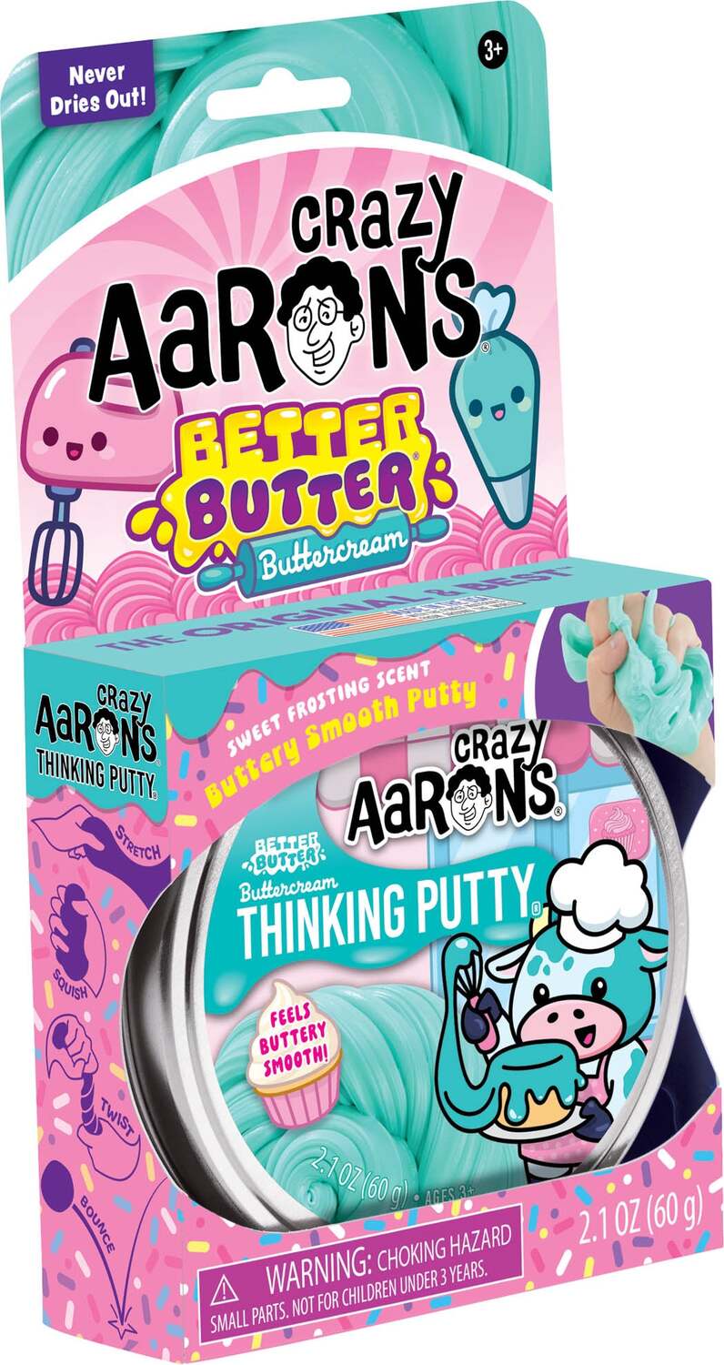 Crazy Aaron's Better Butter Buttercream Scented Thinking Putty