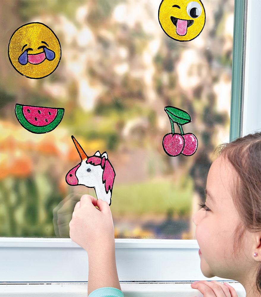 Creativity for Kids Emoji Window Paint Activity Kit
