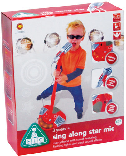Sing-A-long Star Mic Red
