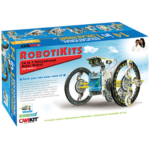 14 in 1 Educational Solar Robot Kit