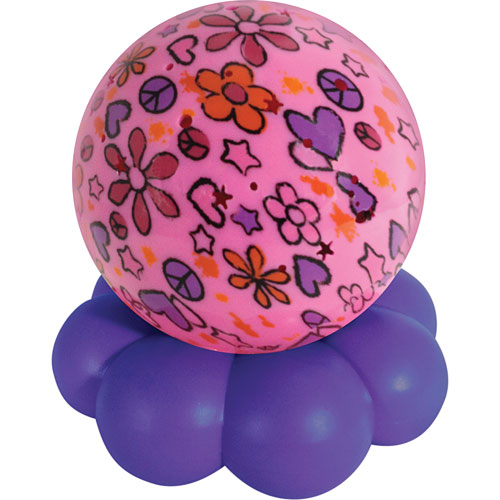 Groovy Globes Pink Flower