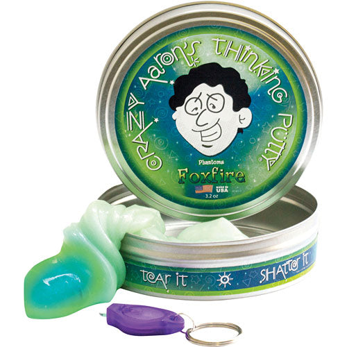 Crazy Aaron's Thinking Putty- Phantoms Foxfire
