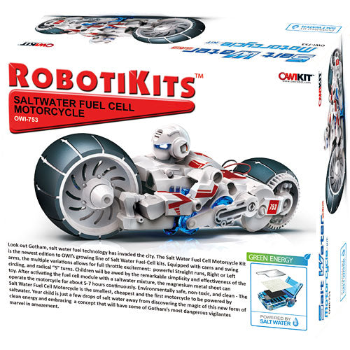 Salt Water Fuel Cell Motorcycle