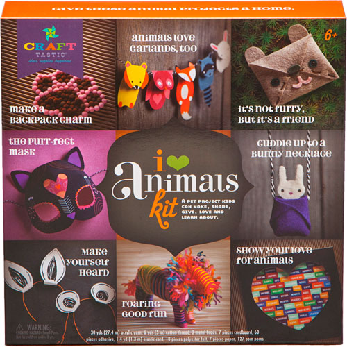 Craft-tastic - I <3 Animals Kit
