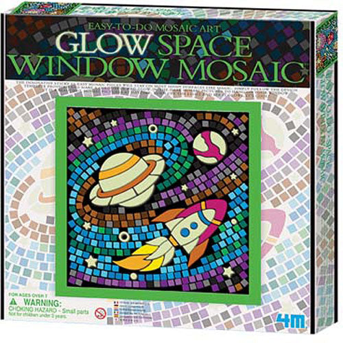 Glow-in-the-Dark Window Mosaic