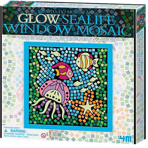Glow-in-the-Dark Window Mosaic