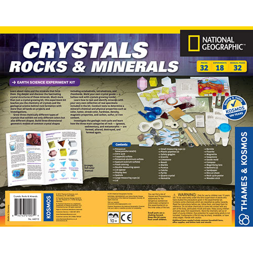 Crystals, Rocks & Minerals