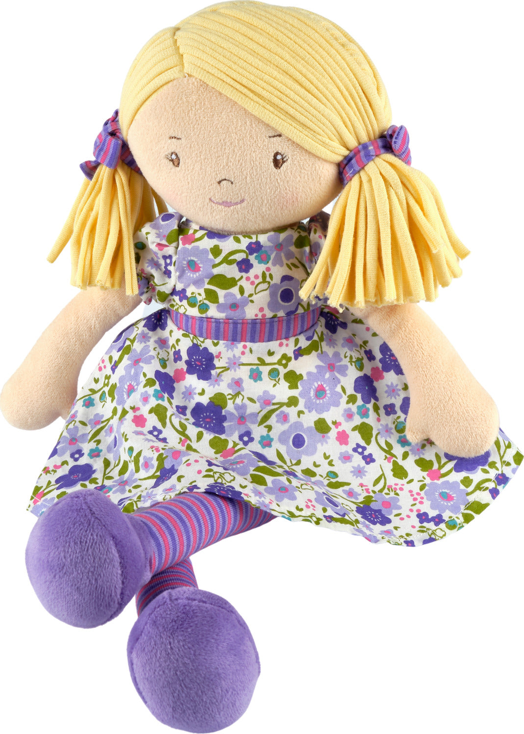 Peggy - Blonde Hair With Lilac & Pink Dress