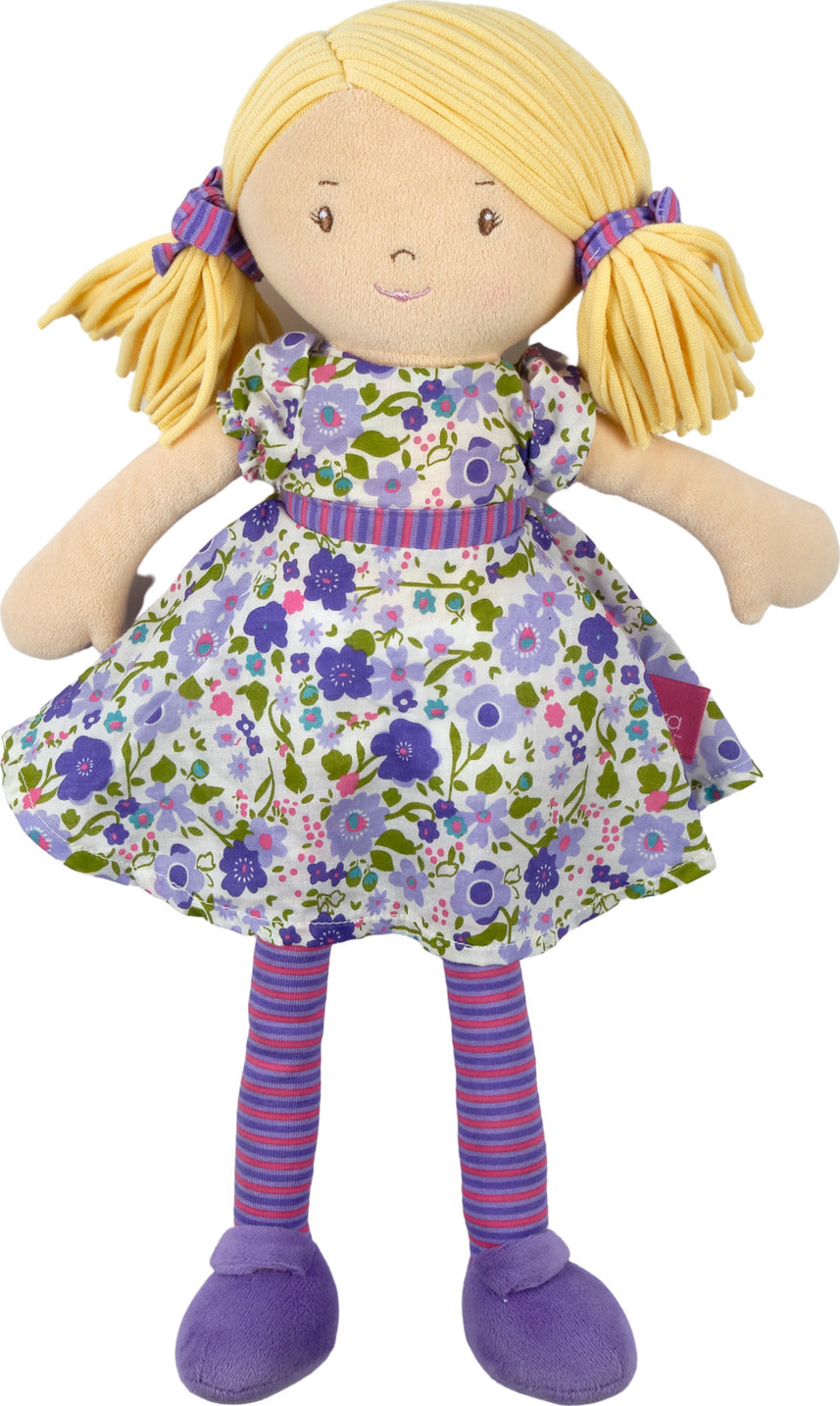 Peggy - Blonde Hair With Lilac & Pink Dress