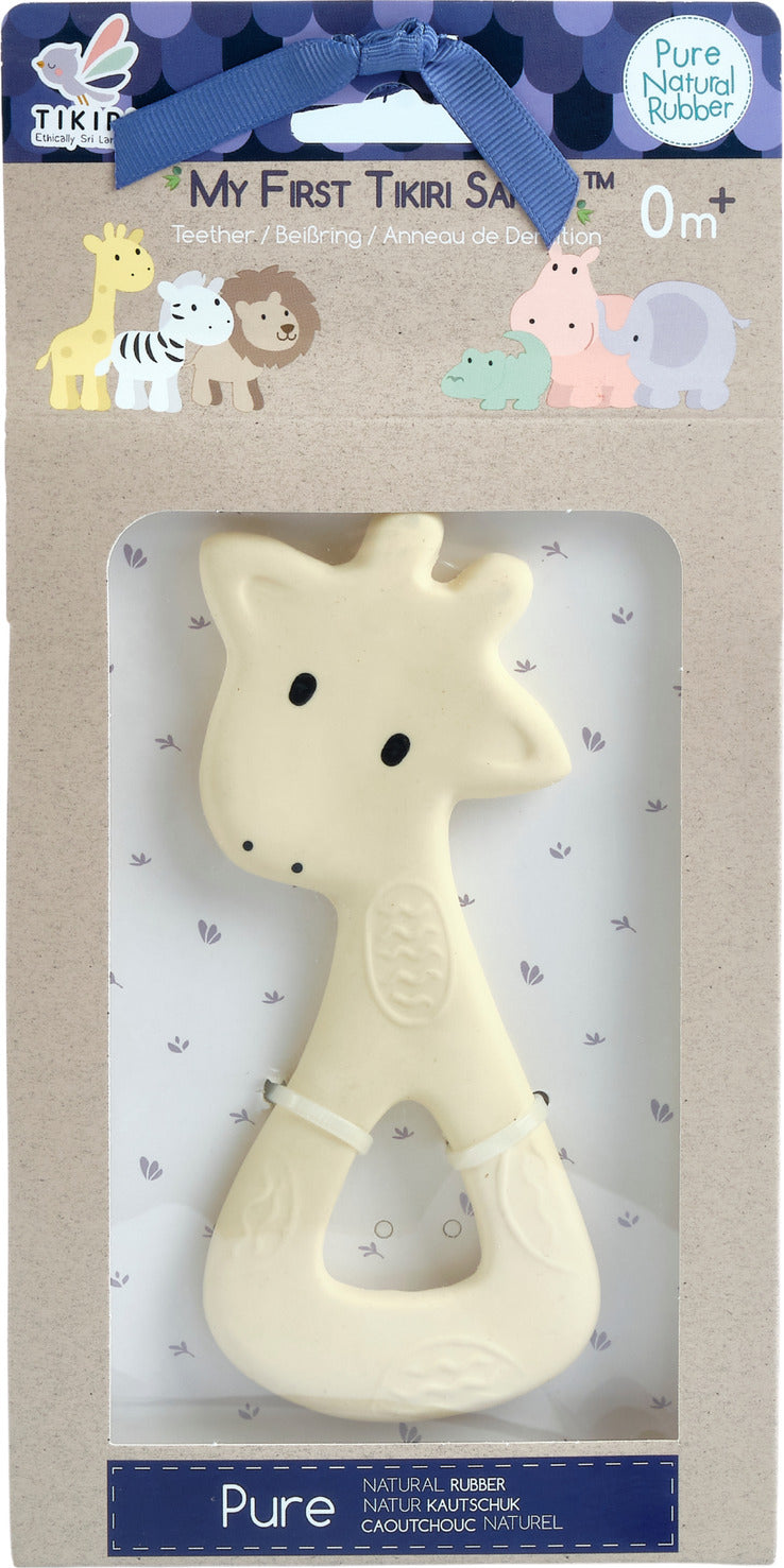 Giraffe - Natural Organic Rubber Teether