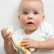 Giraffe - Natural Organic Rubber Rattle