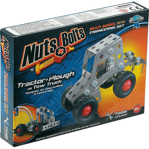 Nuts And Bolts Series 1 - Tractor And Plow - Tow Truck.