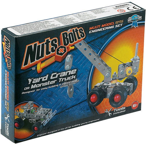 Nuts And Bolts Series 1 - Yard Crane And Monster Truck