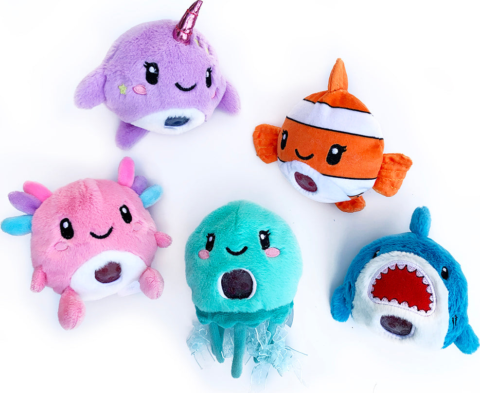 Fintastic Friends Beadie Buddies - Mini Sensory Plush Squishy Toy