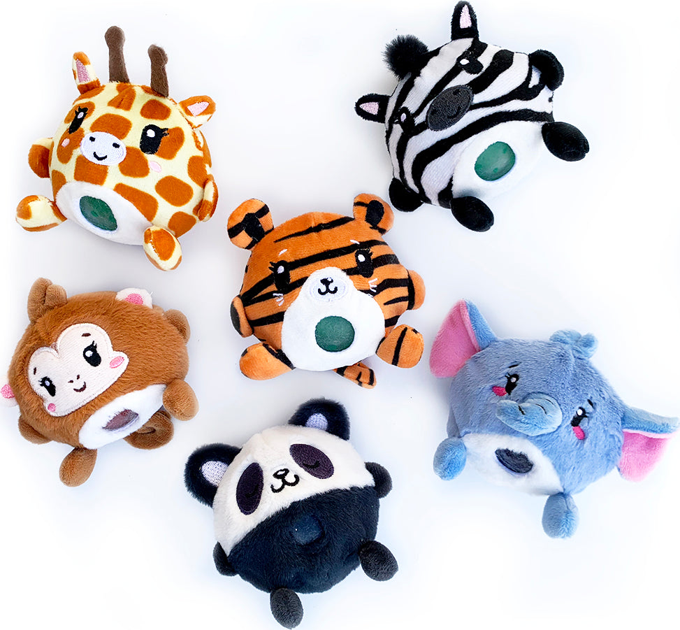 Beadie Buddies Zoo Crew - Mini Sensory Plush Squishy Toy