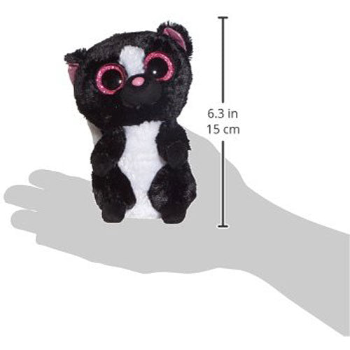 Ty Beanie Boos Flora Black/White Skunk Plush