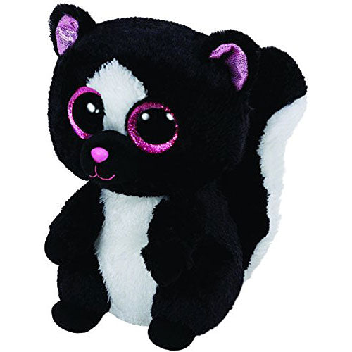 Ty Beanie Boos Flora Black/White Skunk Plush
