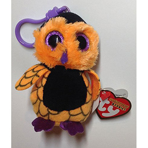 Ty Beanie Boo Boos 3" Key Clip - Screech the Owl (Halloween Exclusive)