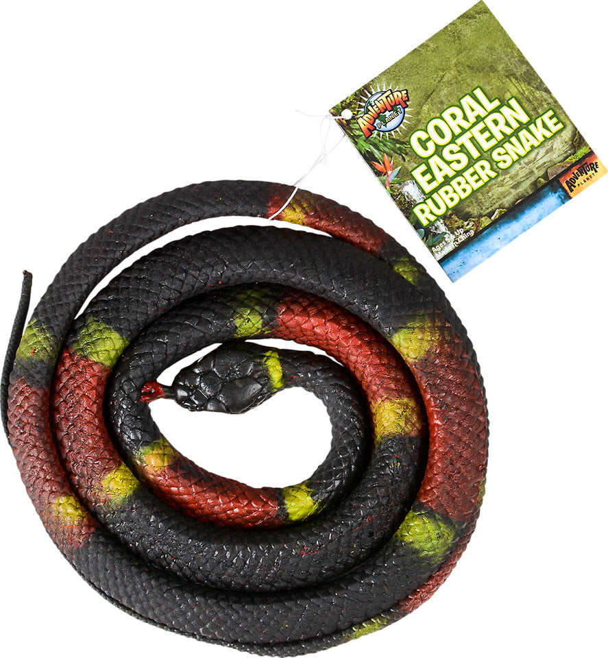 48" Rubber Eastern Coral Snake