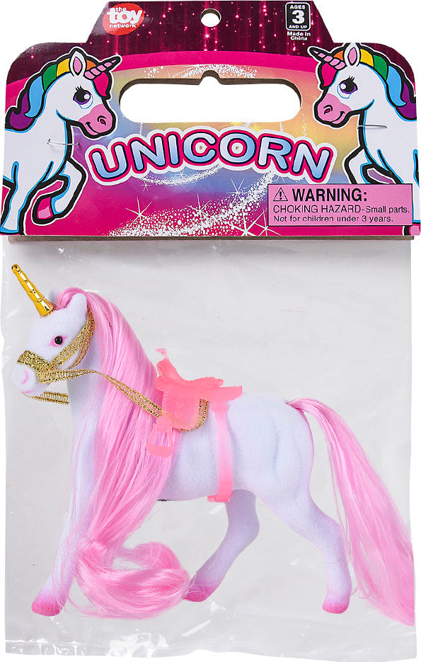 4.5" Flocked Unicorn