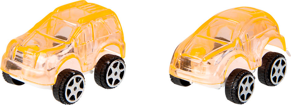 Mini Transparent Action Cars 8 Pack