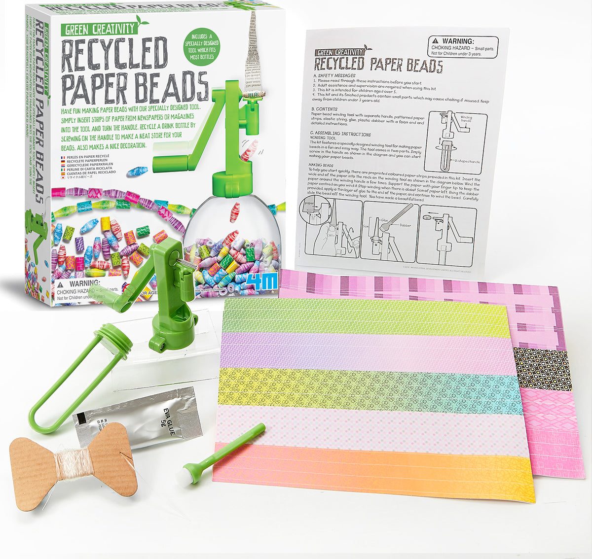 Recycled Paper Beads