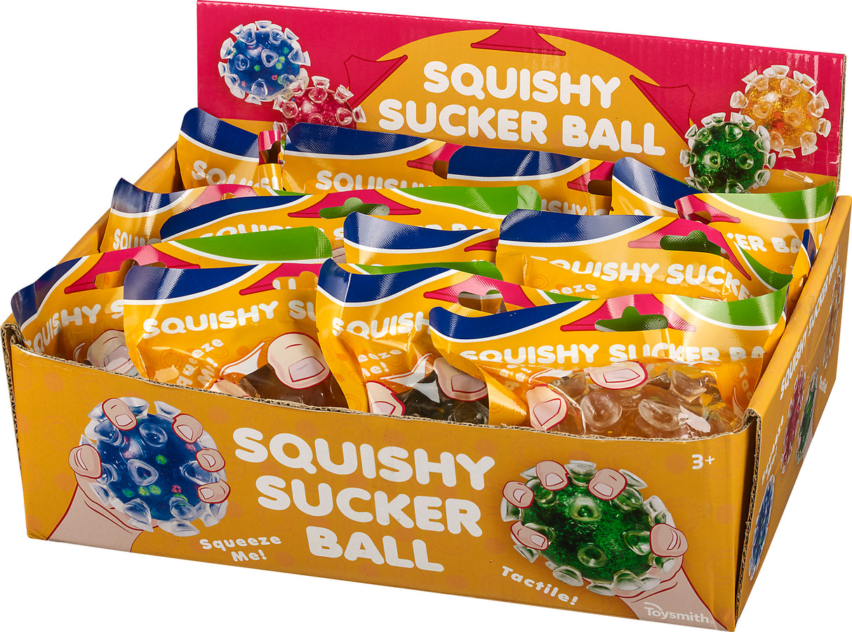 Squishy Sucker Ball (Assorted)