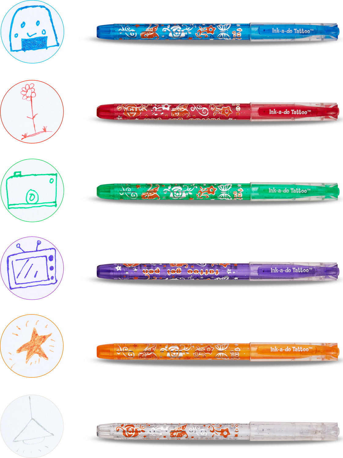 INK-A-DO TATTOO PENS