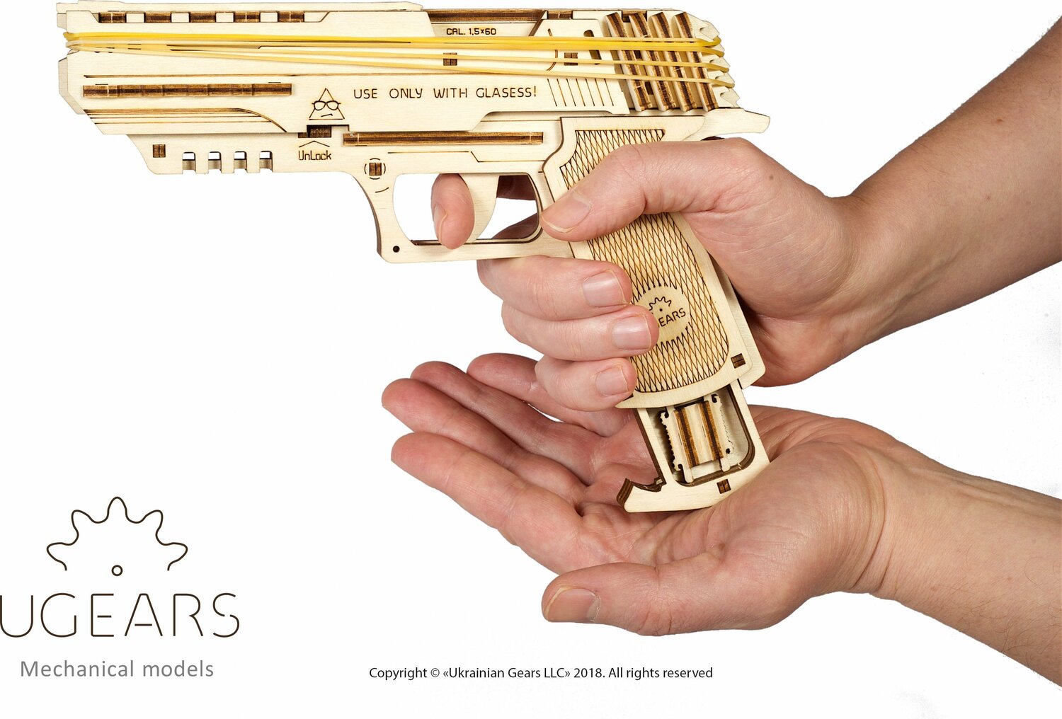 Ugears Wolf-01 Handgun
