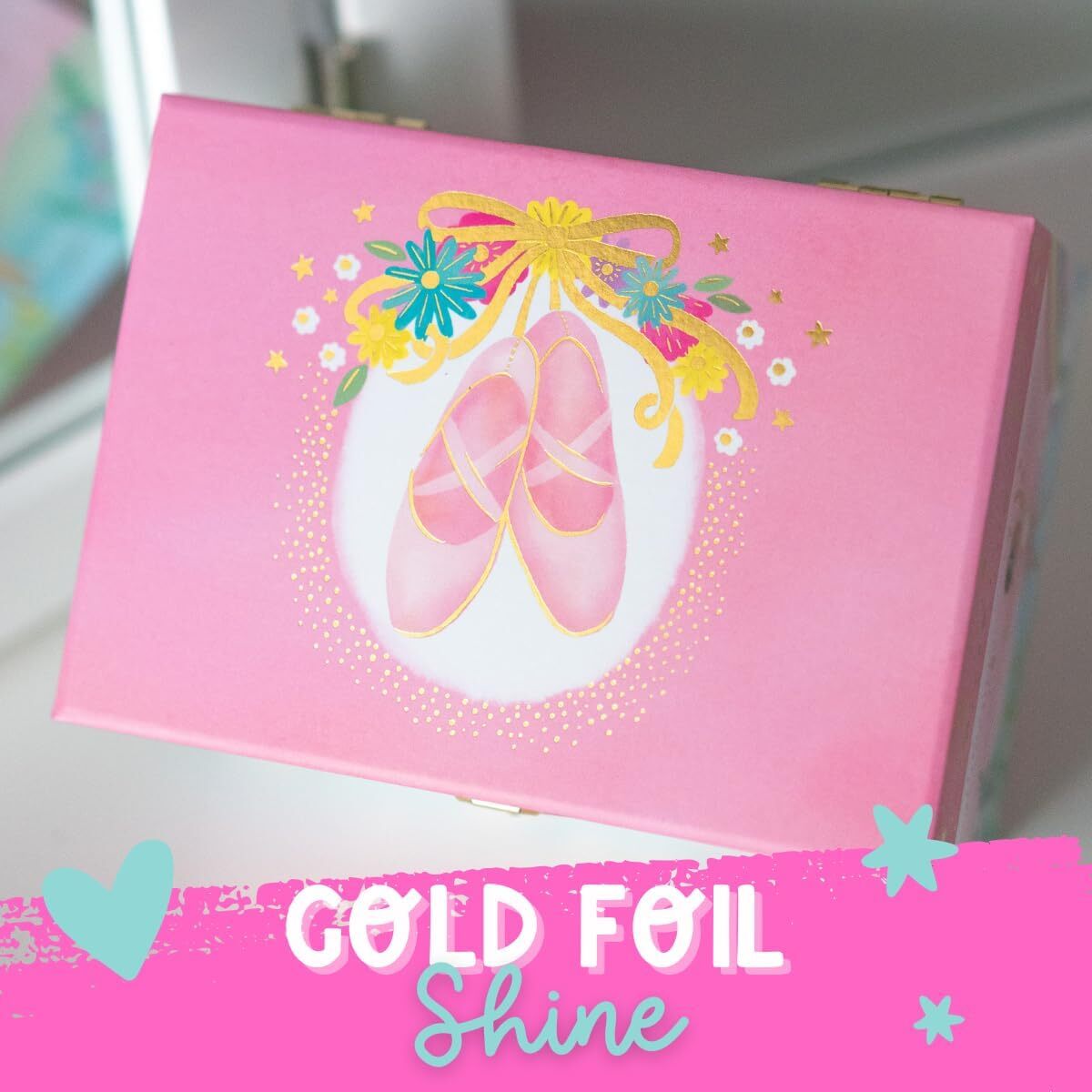 Ballerina Musical Jewelry Box 2-Drawers