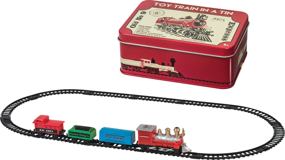 Toy Train in a Tin