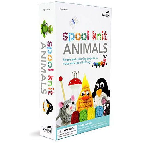Spicebox Spool Knit Animals Toy