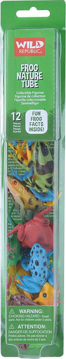 Tube of Frog Figurines