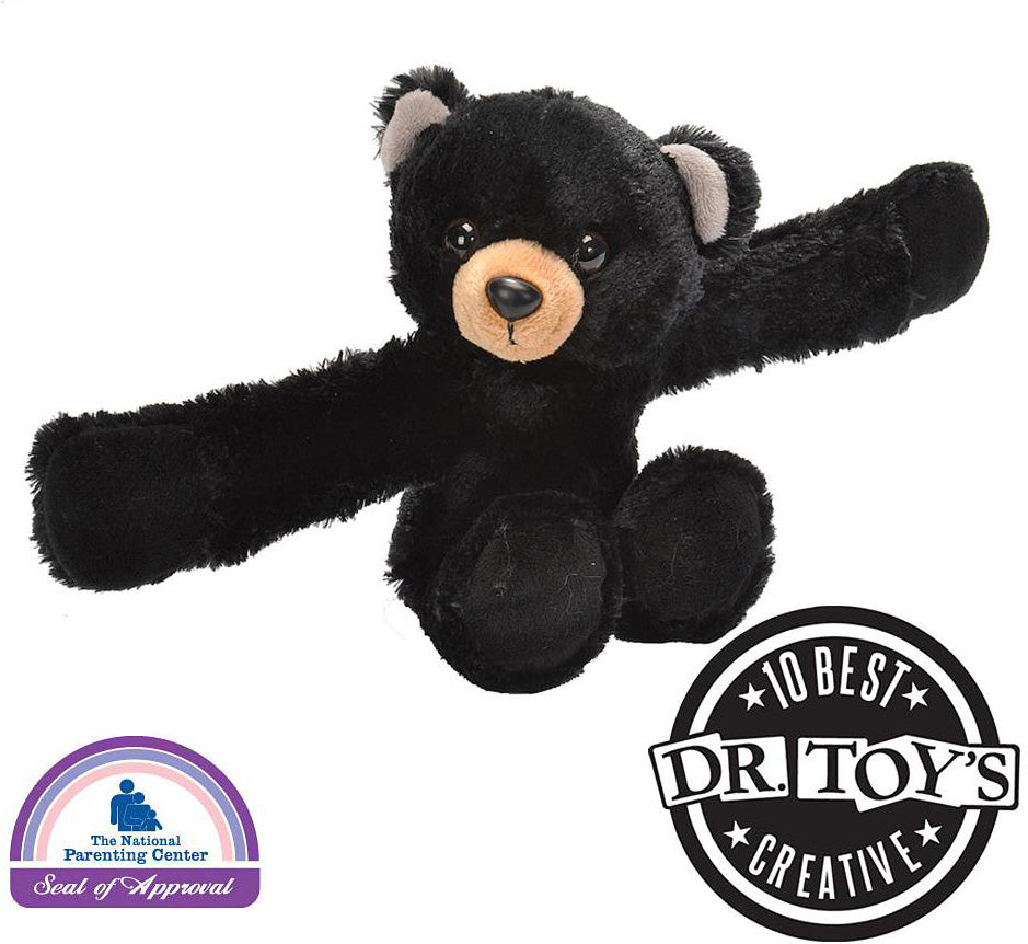 Huggers Black Bear Stuffed Animal - 8"