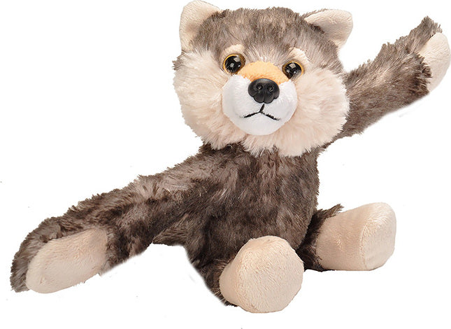 Huggers Wolf Stuffed Animal - 8"