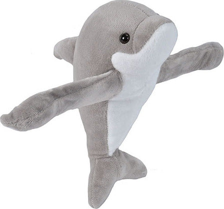 Huggers Dolphin Stuffed Animal - 8"