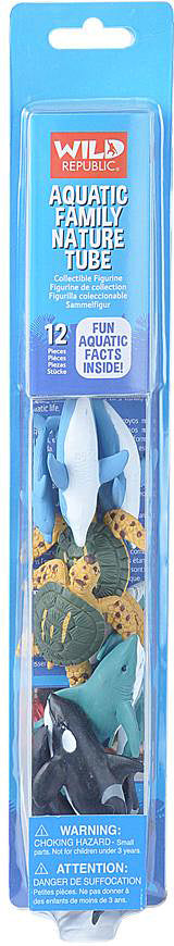 Tube of Ocean Family Figurines