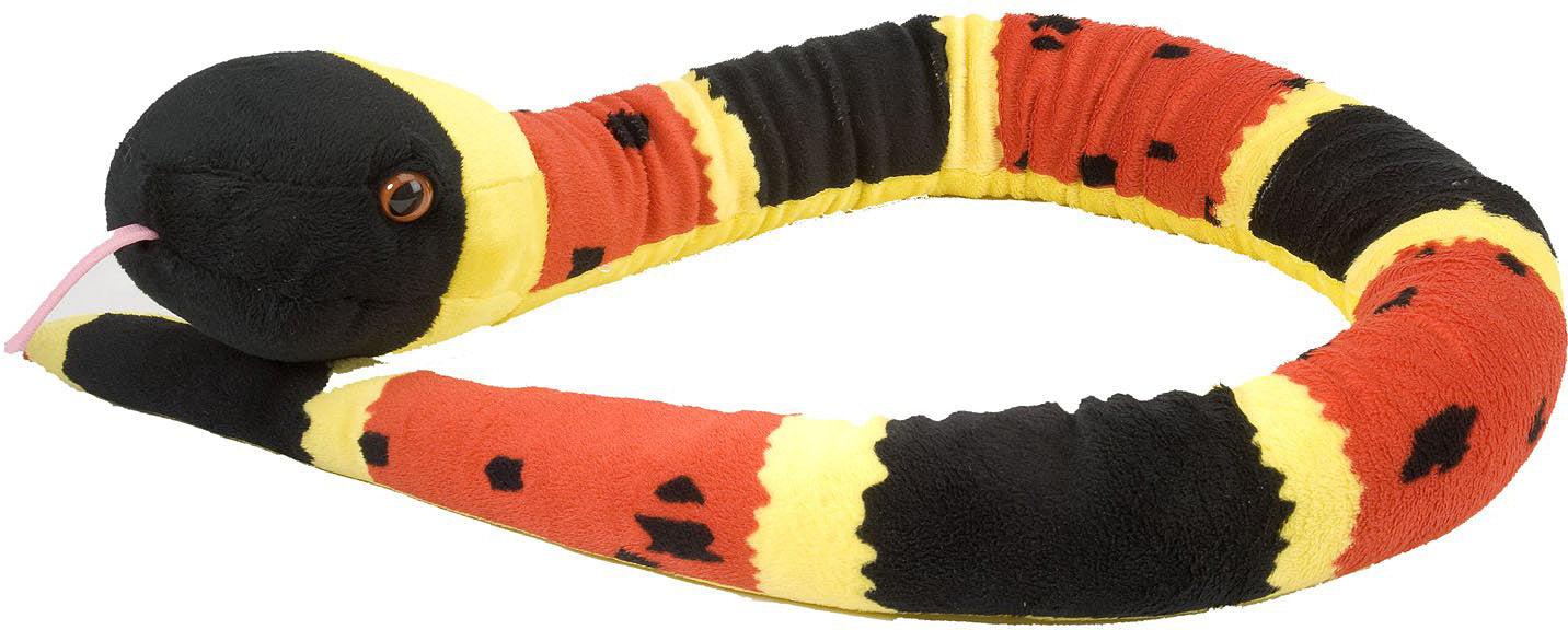 Wild Republic 54" Plush Snake Coral Snake