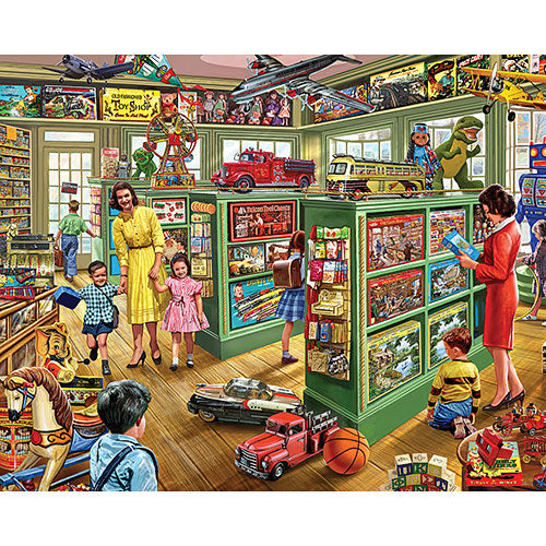 The Toy Store Jigsaw Puzzle-White Mountain Puzzles
